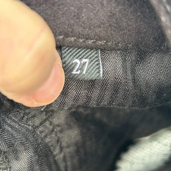 7 For All Mankind Velvet High Rise Skinny Pants, size  27 - Picture 12 of 15